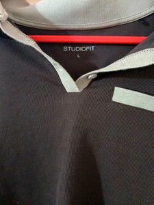 Studio Fit Cropped Polo Shirt