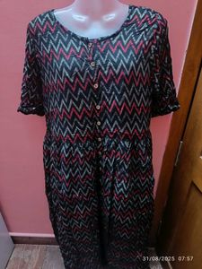 Xxl Casual Dress(feeding Friendly)