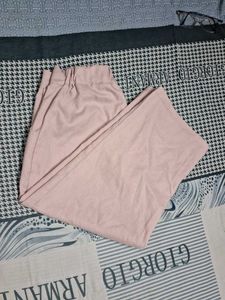 Light Pink Wide Leg Pants