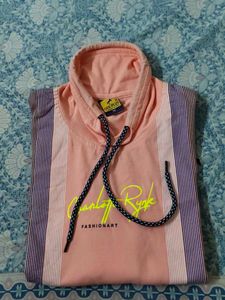 Pink Casual Long Sleeve Top