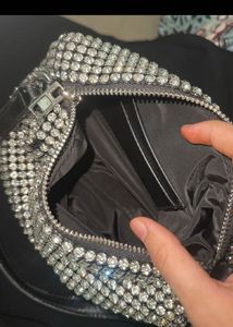 Sparkling Rhinestone Clutch Bag