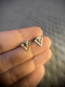 Tiny Silver Earrings