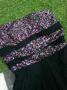 Sparkly Strapless Party Dress