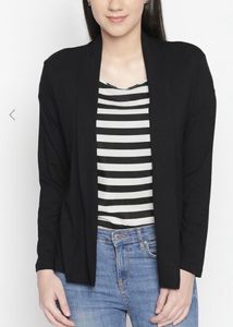 Honey by Pantaloons Black Classic Shrug