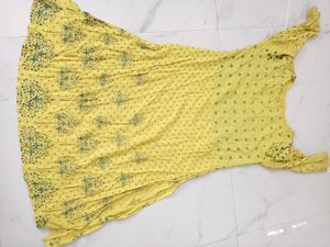 Beautiful Yellow Colour Ki Kurti