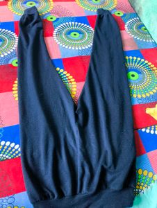 Navy Blue Striped Track Pants