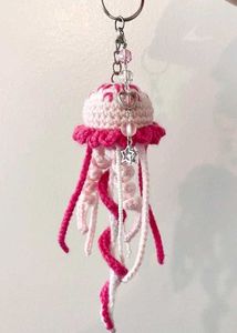 Handmade Crochet Bag keychain.💓