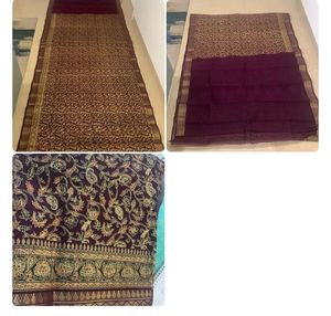 Elegant  Wine  colour  Saree