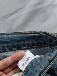 Vintage Wash Wide Leg Jeans