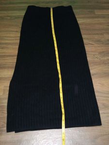 Black knitted Skirt