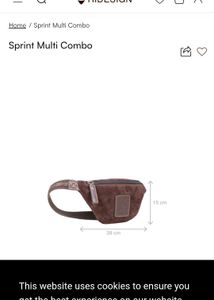 Hidesign Suede Sling Bag