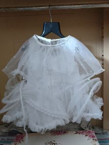 Elegant White Tulle Dress