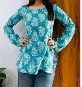 Blue Short Kurti
