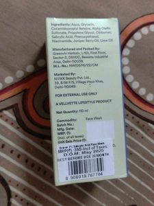 ENN Beauty Erazer Face Wash
