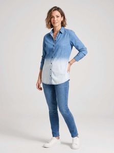 Blue Gradient Denim Shirt
