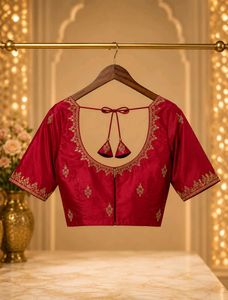 Elegant Gold Embroidered Lehenga Set