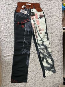 Unique Artistic Print Pants