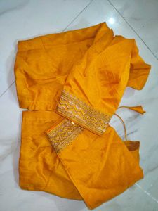 Elegant Yellow Saree