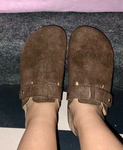 suede slipper