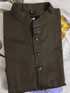 Kid's Olive Green Kurta