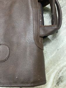 Classic Brown Leather Briefcase (free del)