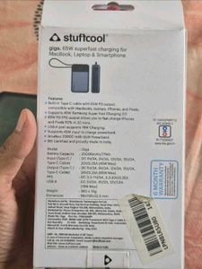 Stuffcool Giga 65W 20,000mAh Power Bank