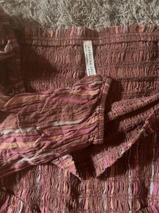 AE Puff Sleeve Smocked Jumpsui