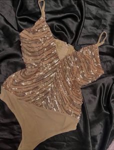 Sequin Embellished Bodysuit (size-s/m) fits