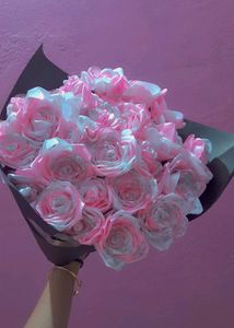 Handmade Satin Ribbons Flower 🌹