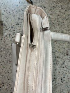 White Studded Tote Bag
