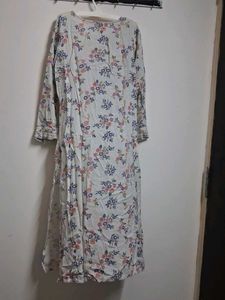 Floral Print Kurta