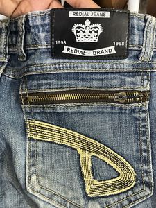 Classic Vintage Blue Denim Jeans