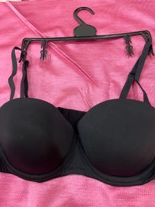 Bitz Strapless Black Bra