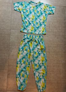 Tie-Dye T-Shirt and Pants Set