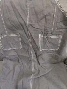 Dark Blue Overalls Skirt