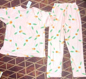 Cute Floral Pajama Set
