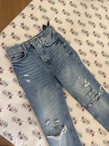 Hardly used Distressed Blue Denim Jeans