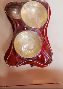 Silver Bowl &amp; Spoon Set (New)