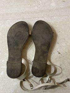 White Strap Sandals