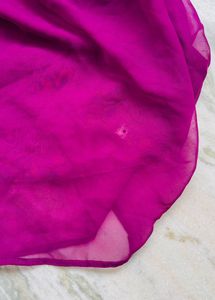 Beautiful Purple Kurta Set with White Embroidery