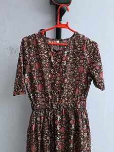 Floral Print Midi Dress