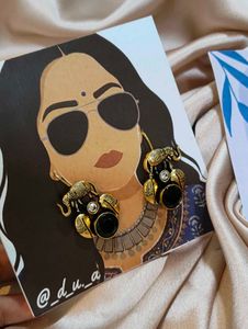 Boho Elephant Dangle Earrings👀🐘♥️