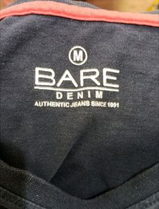[BARE Brand Men Dark Navy Blue Printed T-Shirt] Chest 40 | Length 27 No flaws and its an amazing piece!