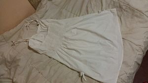 White Cotton mini dress