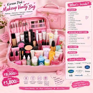 🎀 Pink Beauty Vanity | Makeup + Skincare