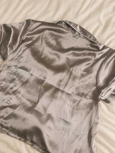 Satin Pajama Set - Loungewear