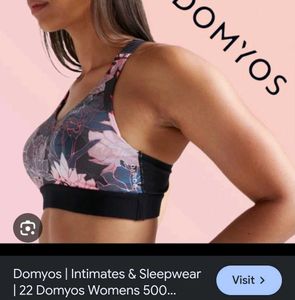 decathlon padded Sports Bra short set