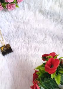 Resin Moon &amp; Stars Pendant