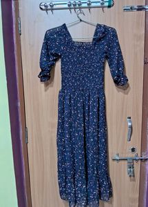 FLARED DRESS FLOWER PRINTED