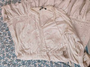 Boho Eyelet Midi Dress